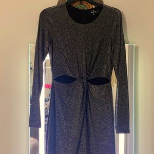 Lulu sparkly dress with cut outs